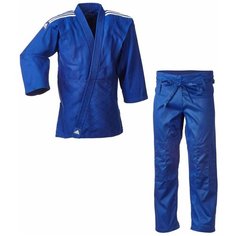 Кимоно для дзюдо adidas, размер 110, синий