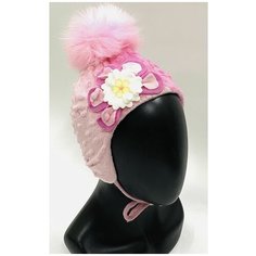 Шапка TuTu, размер 42-44, розовый