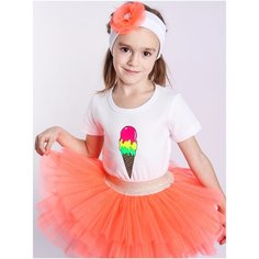 Футболка Валерия Мура, размер 140-146, белый