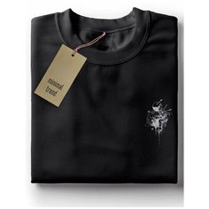 Футболка minimal trend, размер S, черный