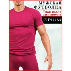 Футболка Opium, размер L, розовый