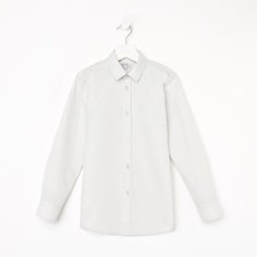 Школьная рубашка BONITO KIDS, размер 122, серый, зеленый