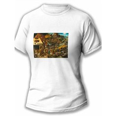 Футболка размер L, белый