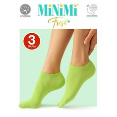 Носки MiNiMi, 3 пары, 3 уп., размер 35-38, зеленый