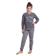 Пижама Vienetta, размер 9-10, серый