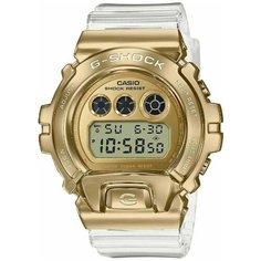 Наручные часы CASIO G-Shock, белый, золотой