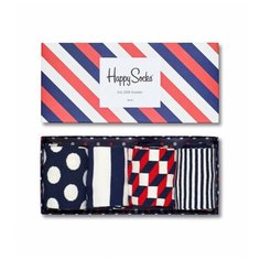 Носки Happy Socks, 4 пары, размер 36-40, мультиколор