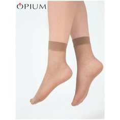 Носки Opium, размер универсальный, бежевый