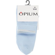 Носки Opium, размер 38;39;40, голубой, белый
