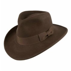 Шляпа Hathat, размер 54-55, коричневый