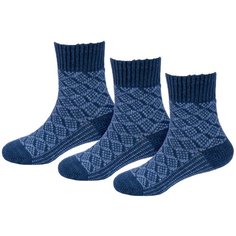 Носки RuSocks 3 пары, размер 14-16, синий