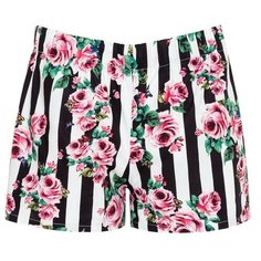 Шорты Kaftan, размер 40-42, черный, белый