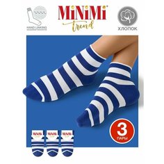 Носки MiNiMi, 3 пары, размер 39-41 (25-27), голубой