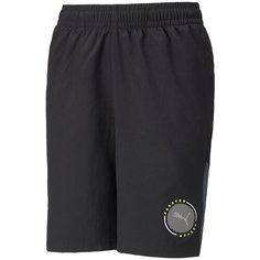 Шорты PUMA, размер 116, черный, серый