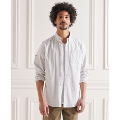 Рубашка Superdry, размер 2XL (56), серый