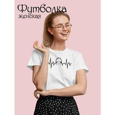 Футболка shulpinchik, размер S, белый