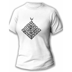 Футболка размер L, белый