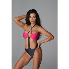 Купальник METAMORFOSI SWIMWEAR ATHENA, размер L, розовый, серый