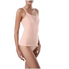 Майка Conte elegant, размер 170-88 / S, бежевый, розовый