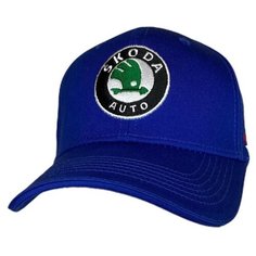 Бейсболка Skoda Бейсболка мужская SKODA Кепка ШКОДА, размер 55-58, голубой