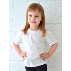 Футболка РиД - Родители и Дети, размер 86-92, белый