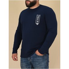 Лонгслив LIDЭКО лонгслив мужской, футболка, фуфайка, размер 100/176, синий