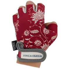 Перчатки Vinca Sport, красный, бордовый