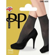 Носки Pretty Polly, 15 den, размер Без размера, черный, серый, зеленый