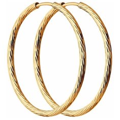 Серьги Diamant, серебро, 925 проба, золочение