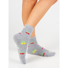 Носки Красная Ветка, размер 23-25, серый