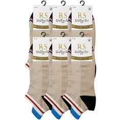 Носки Raffaello Socks, 6 пар, размер 41-44, бежевый