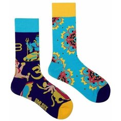 Носки , размер 36-43, мультиколор