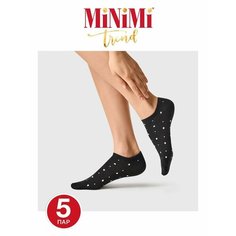 Носки MiNiMi, 5 пар, размер 35-38 (23-25), черный