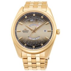 Наручные часы ORIENT 70453, золотой, коричневый