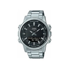 Наручные часы CASIO Collection AMW-880D-1A, серебряный, черный