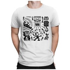 Футболка Design Heroes, размер 2XL, белый