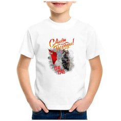 Футболка CoolPodarok, размер 26, белый