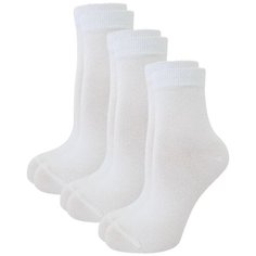 Носки LorenzLine 3 пары, размер 22-24, белый