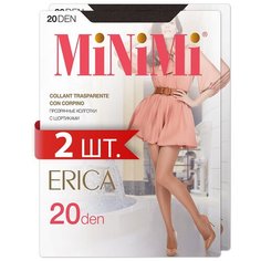 Колготки MiNiMi Erica, 20 den, 2 шт., размер 4/L, серый