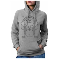 Худи DreamShirts Studio, размер 54, серый