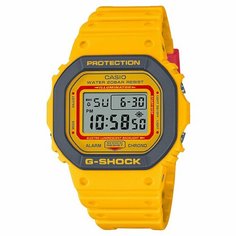 Наручные часы CASIO G-Shock DW-5610Y-9DR, желтый, серый
