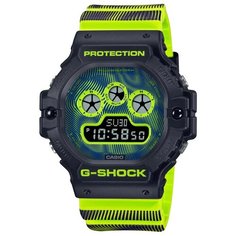 Наручные часы CASIO G-Shock DW-5900TD-9, черный, зеленый