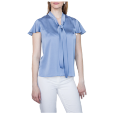 Блуза Galar, размер 52, голубой