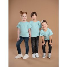 Футболка V & N kids, размер 134-140, голубой, бирюзовый
