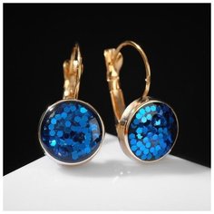 Серьги Queen Fair, эмаль, мультиколор, белый