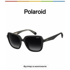 Солнцезащитные очки Polaroid Polaroid PLD 4095/S/X 807 WJ PLD 4095/S/X 807 WJ, черный