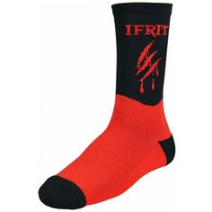 Носки IFRIT, размер 39-40, красный, черный