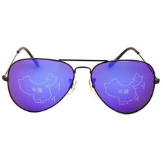 Солнцезащитные очки Loris, фиолетовый, серебряный