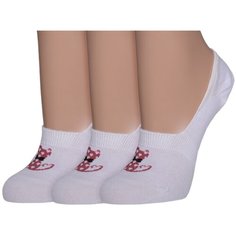 Носки LorenzLine, 3 пары, размер 25 (37-38), белый