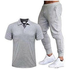 Спортивный костюм , размер 54 , серый
